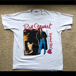 Vintage 90s Rod Stewart Tour T Shirt